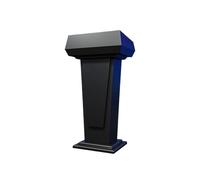 FAJNUZI2024 Cattedra oratore Leggio for pulpito di stoccaggio a Doppio Strato con Supporto for podio in Legno, Adatto for Le aule(Nero)