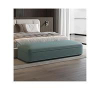 FAJNUZI2024 Fondo Letto Sgabello da comodino leggero e lussuoso, semplice e moderno, for camera da letto, comodino in pelle, divano, guardaroba, panca lunga Panca fondo letto(Light Blue)