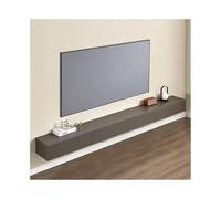 FAJNUZI2024 Mobile TV sospeso, mobile TV a parete, mobile TV sospeso con cassetto portaoggetti e anta a ribalta, moderno centro console multimediale di intrattenimento sotto la TV(200x30x20cm)