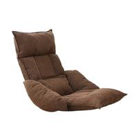 FAJNUZI2024 Piccola poltrona Bean Bag per camera da letto Divano pigro con sedile singolo a pavimento e schienale for poltrona reclinabile finestra a bovindo(Bruin)