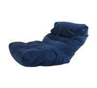 FAJNUZI2024 Piccola poltrona Bean Bag per camera da letto Divano singolo pigro reclinabile for sedia da balcone for appartamento Sit Lie & Lean(Blue)