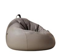 FAJNUZI2024 Piccola poltrona Bean Bag per camera da letto Poltrona a sacco divano pigro posti a sedere singoli for soggiorno, camera da letto e salotto(Nero,Grande)