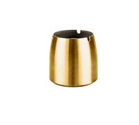 FAJNUZI2024 Posacenere Metal Ashtray Round Stainless Steel for Hotel Office Room Desktop Decoration Posacenere per Sigarette(XL)