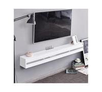 FAJNUZI2024 Supporto TV Galleggiante, Console multimediale a Parete da 59", Centro di Intrattenimento Moderno e Stretto for TV Galleggiante con Porta Ribaltabile, for Soggiorno e Camera da Letto