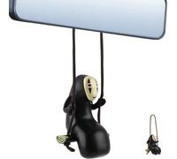 FaJoek No Face Man Anime Figure Spirited Character Personaggio Auto Specchio Retrovisore Ciondolo Chihiros Viaggio In Paese Magico Ornamento appeso Kaonashi ShnFace Auto Ciondolo per Specchio