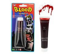 Fake Blood, Washable Cosplay Blood, Realistic Stage , 0.98x4.33 inches Vampire Makeup, Face Paint, Clothing Stain-, (Red), Ideal for Halloween, Costume Parties, Performances