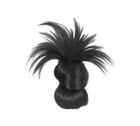 Fake Bun, Claw Clip Hair Bun, Comfortable Messy Style Updo, Stylish Hairstyle Look, Faux Hairpiece Extension for Girls, Teens, Women, Travel, Parties, Daily Wear