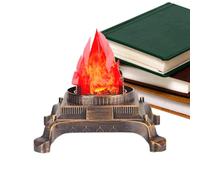 Fake Fire, Electric Flame Decor, Realistic Flickering Light, Safe Cool Touch Design, Sturdy Lightweight Build, Ideal for Halloween, Kids Bedrooms, Lawn, Holiday, Table 49,56 inch