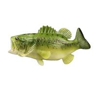 Fake Fish Model, Realistic Simulated Bass, Solid Teaching Toy, Realistic Design, Safe NonToxic Material, Home Water Display, Catching Reefs Tank Bowl Pond Carnival Party