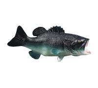 Fake Fish, Realistic Simulated Bass Model, Solid Toy Fish Teaching Display, Home Aquarium Decor, Water Tank Reefs, Pond Setup, Carnival Game, Fishing Practice, Bowl Ornament for Kids and Adults