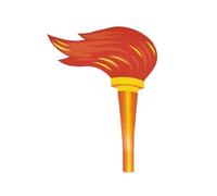 Fake Flame - Coated Paper, Gonflating Fake Flame,Lightweight Material | Portatile Torch For Competitions Stage Performance Props, Gonflatable Fun Torch, Gonflates Prop For Sports Games