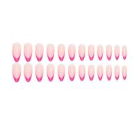 Fake Nails Set, Short Almond Claw, Press Manicure, Glossy Finish Reusable Easy to Apply Comfortable Fit Lightweight Stylish Suitable for Women, 72 Pieces