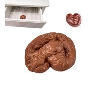 Fake Poop - Set di mosche, giocattolo per escrementi, decorazione di Halloween, accessori realistici, giocattolo complicato, accessori di Halloween per vasche da bagno, superpermans