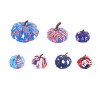 Fake Pumpkins 7 Pieces Realistic Fabric Vegetable Table Centerpiece