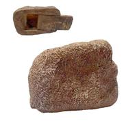 Fake Rock Key Holder, Realistic Resin Box For Hiding Places In The Garden Or House, Fake Stone Key Hiding Place, Unobtrusive Design for Security, Large Waterproof Imitazione Approx. 3.82 X 2.4 X 2.4