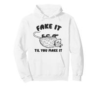 Fake TIL Make It Possum Felpa con Cappuccio