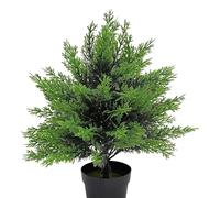 Fake Topiary - Brings Lasting Beauty To Any Environment | Weatherproof Artificial Trees + UV Resistant With Stakes | For Garden Yard Front Door Balcony Indoor Home Living Room Farmhouse Holiday Low Ma