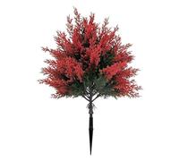 Fake Topiary - Brings Lasting Beauty To Any Environment | Weatherproof Artificial Trees + UV Resistant With Stakes | For Garden Yard Front Door Balcony Indoor Home Living Room Farmhouse Holiday Low Ma