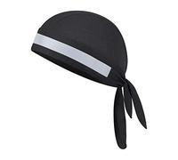 FakeFace Bandana da cuoco unisex con teschio, copricapo sportivo ad asciugatura rapida, protezione solare UV, bandana da ciclismo, berretto da corsa, cappello da cuoco, copricapo sportivo da