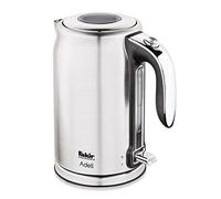 Fakir Adell 4005001 - Bollitore elettrico in acciaio inox, 1,7 litri, bollitore durevole, per la cucina, bollitore silenzioso, regalo di inaugurazione della casa, accessori da cucina, argento