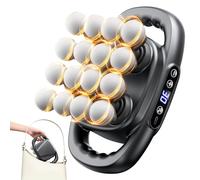 Fakosre Mini pistola massaggiante a 16 teste, 3 modalità e 30 intensità, pistola per massaggio profondo dei tessuti per schiena, spalle, gambe, sollievo dal dolore muscolare del corpo, regalo compatto