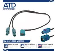Fakra Antenna Cavo Adattatore Doppio Maschile Splitter a Y Femmina Atd FAK-21030