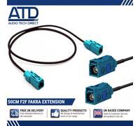 Fakra Antenna Estensione 50cm Singolo Femmina a Femmina Fakra Auto Radio Stereo