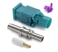 FAKRA Connettore maschio Antenna RG174 Crimp Saldatura Kit di Riparazione Z Codifica