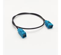 Fakra Z Femmina a Fakra Z Femmina Antenne Auto Cavo di Estensione, Fakra Z Adattatore Cavo 50 cm FAKRA Femmina Antenna Adattatore per Auto Radio GPS Navigazione FM AM Radio (19inch)