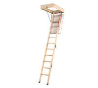 Scale per mansarda isolate, scale in legno, scale di stoccaggio, scale per mansarda - molte dimensioni e modelli (LWK comfort, 60 x 100 x 280 cm)