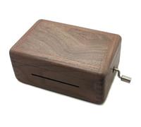 falado Carillon a manovella con 30 note, con ingranaggi in rame, fai da te, kit di strumenti musicali, carillon realizzato a mano in legno di noce