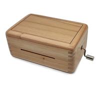 falado Carillon a manovella con 30 note, con ingranaggi in rame, fai da te, kit di strumenti musicali, realizzato a mano (legno di Chinaberry)