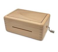 falado Carillon a manovella con 30 note, con ingranaggi in rame, fai da te, kit di strumenti musicali, realizzato a mano, in legno di faggio