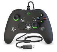 falafaso Controller PC, Wired USB Gaming Controller for PC 10 and Steam Gaming Platforms, PC Game Joystick with Dual-Vibration, Turbo, Programmable, RGB LED Light and 3.5mm Stereoscopic Jack