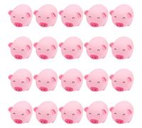 Falafoty 20PCS Giocattoli da Bagno di Maiale di Gomma, Giocattoli di maiale stridulo Giocattoli della vasca da bagno Galleggiante Squeak Giocattoli per Baby, Giochi Acqua Bagno Piscina Giocattolo
