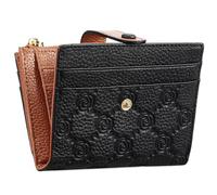 FALAN MULE Portafoglio Donna in Pelle protezione RFID bifold Piccoli Portamonete, Porta Carte di Credito Portafogli da Donna con la borsa della moneta della chiusura lampo