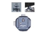 FALCAM F22 Base a doppia testa senza bisogno di viti, adatta per trasmettitore e monitor video, ecc.