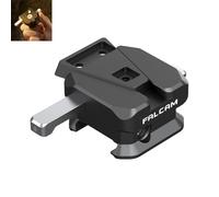 FALCAM F22 Piastra Rotante a V con Sgancio Rapido - Sistema Dual Lock, Rotazione a 360° Senza Attrezzi per Gabbie per Fotocamere, Piastra, Maniglia Laterale - F22A5301