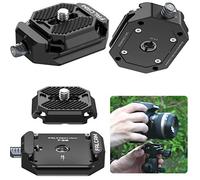 FALCAM Kit di sgancio rapido per fotocamera, piastra e morsetto per treppiedi F38
