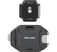 FALCAM F38 Quick Release Backpack Clip V2, Supporto per Cinghia Fotocamera con Guarnizione di Bloccaggio, Compatibile con Arca-Swiss, Supporta 30kg, Montaggio/Rilascio Rapido per Cinghie di Zaini