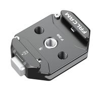 FALCAM F38 V2 Base di Piastra a sgancio rapido multi-foro per fotocamera, a lega di alluminio con base filettata da 1/4" e 3/8" per fotocamere, treppiedi, monopiedi, stabilizzatori, diapositive