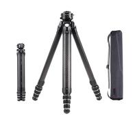 Falcam TreeRoot F38 Pro Treppiede in Fibra di Carbonio, Treppiede da Viaggio a Chiusura Rapida da 61", Testa a Sfera a 360°, Capacità di Carico 5kg, Interfacce F22, Vite da 1/4", Fori per Cinghie per