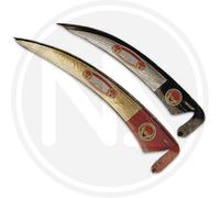 FALCE 55 cm DUE OTTOMANI STRETTISSIMA - PUNTA - PAPILLON - 80410