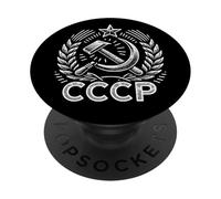 Falce a martello CCCP, stella e ghirlanda PopSockets PopGrip Adesivo