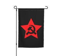 Falce e martello 12x18 pollici per decorazione esterna da giardino