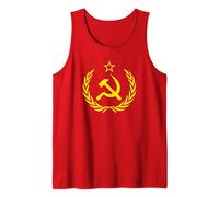 Falce e Martello CCCP URSS Unione Sovietica Rossa Canotta