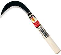 Falce per erba giapponese HOUNEN in acciaio con manico in legno KAMA HT-1020 ...