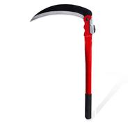 Falce Pieghevole, Per Giardinaggio Multiuso, Falce da Erba per Diserbo, Falce di Sicurezza Portatile (Lunga 390mm Lama 230mm)
