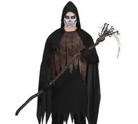 Falce smontabile in pvc assassino halloween cm 150