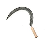 Falci 120751-1 Falciola Forgiata e Temprata con Manico in Legno, 50 cm